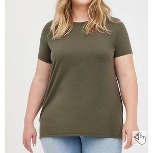 Torrid size 3 Olive Everyday Tee